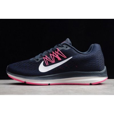 Nike Bayan Zoom Winflo 5 Obsidian / Pembe Koşu Ayakkabısı Türkiye - P9S91WMU